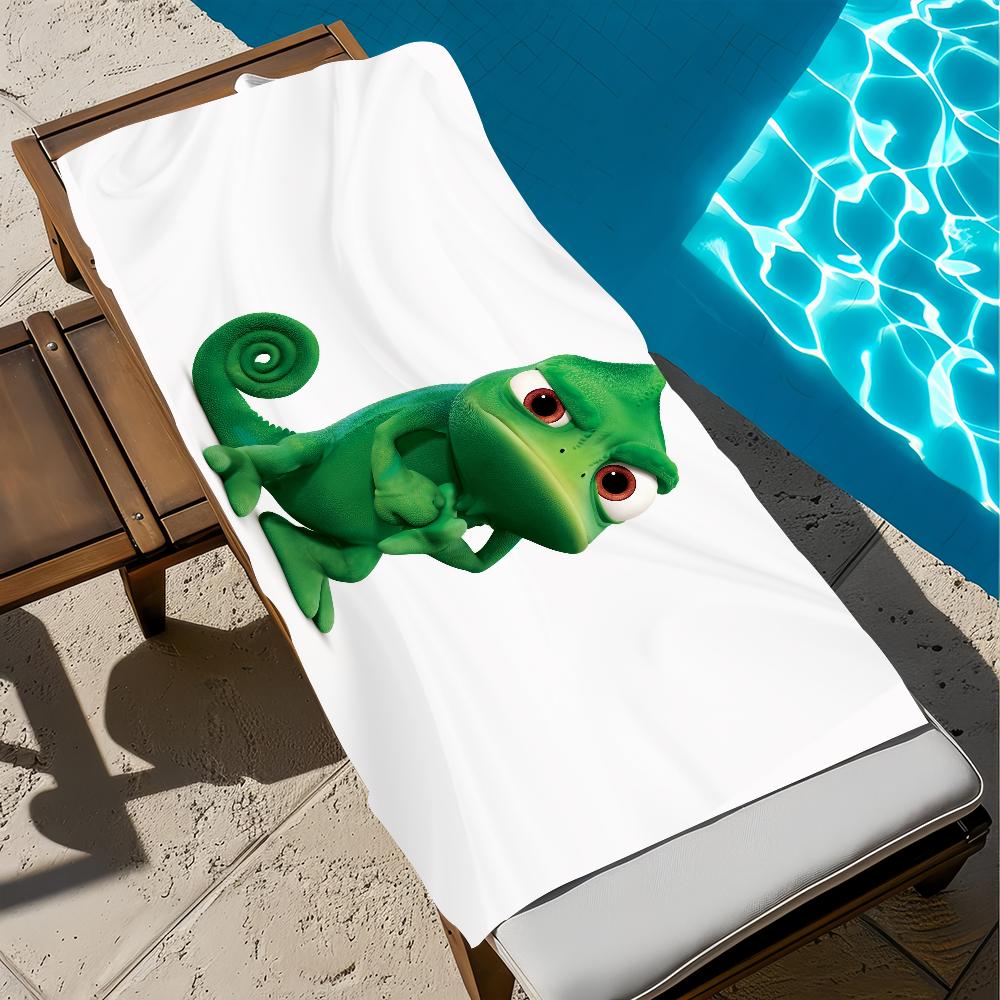 T-tangled niedliches Anime Handtuch Strand Schnelltrocknend Weich Poolhandtücher Geschenk für Reise Fitnessstudio Dusche Camping Sport