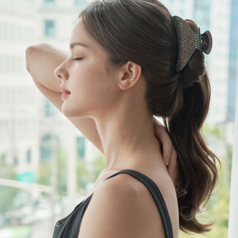 ELLEHAIR Crescent Color Cubic Hair Clip ELHC001