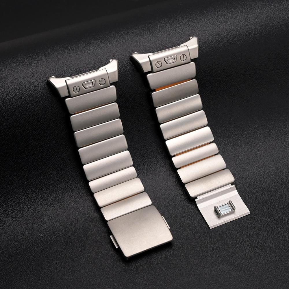 No Gaps Titanium Strap for Samsung Galaxy Watch Ultra 2025 47mm Men Bracelet Luxury Rubber Band for Galaxy Watch Ultra 2024 47MM