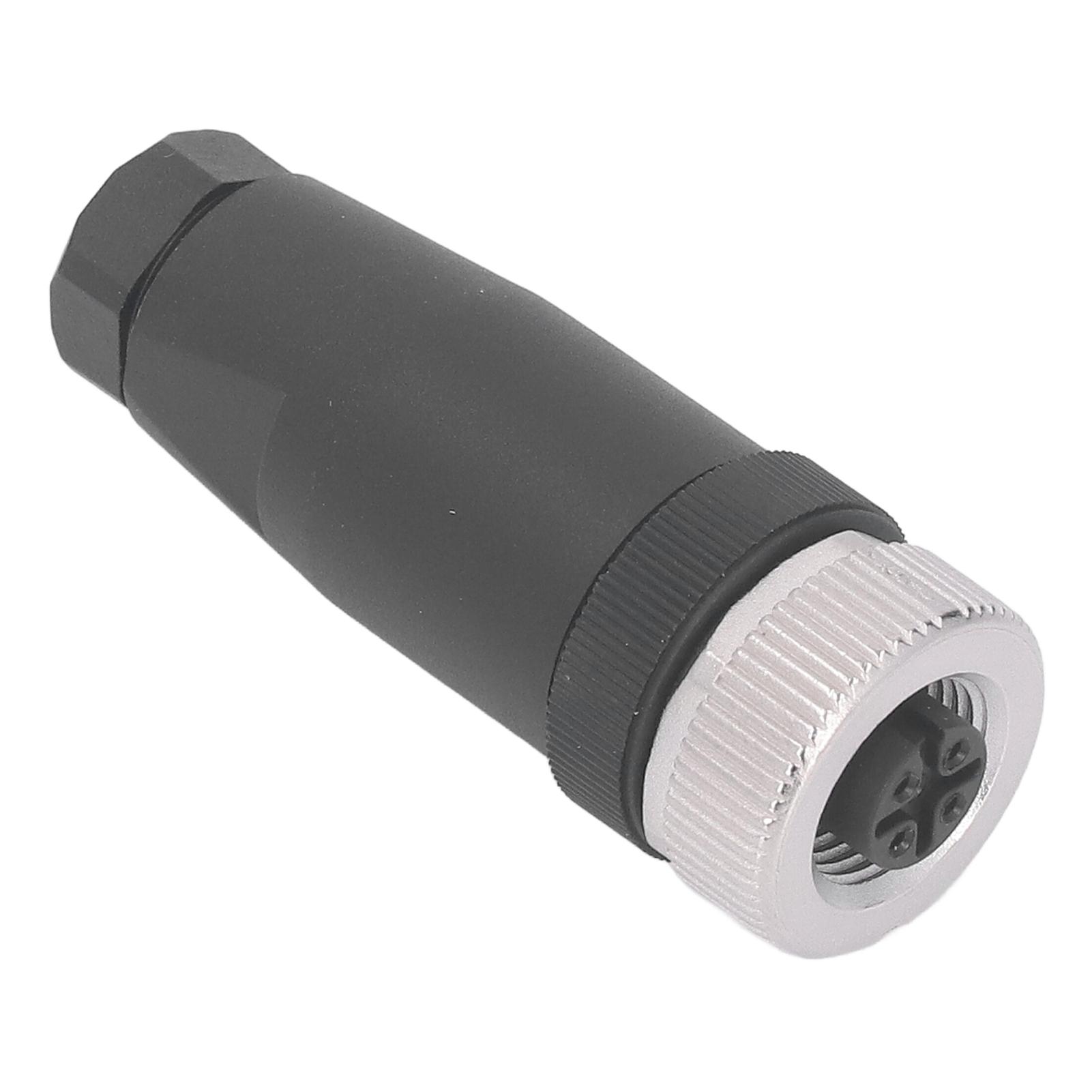

Aviation Plug IP67 Waterproof M12 Connector 4 Pin Industrial Connector 250V for Power Equipment