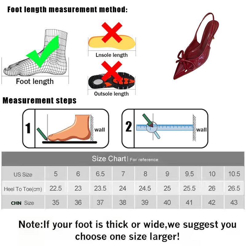 Fashion Red Footwear Women High Heels Pumps Shoes New In 2025 Fashion Butterfly-Knot Female Slingbacks Pointed Toe Ladies Heels Shoes