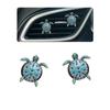 2pcs Sea Turtles Car Decor,Cute Beach Themed Air Freshener Vent Clips for Women,Refillable Outlet Diffuser