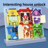 Wooden Learning Early Busy Board With Unlocking Activities For Preschool Kids