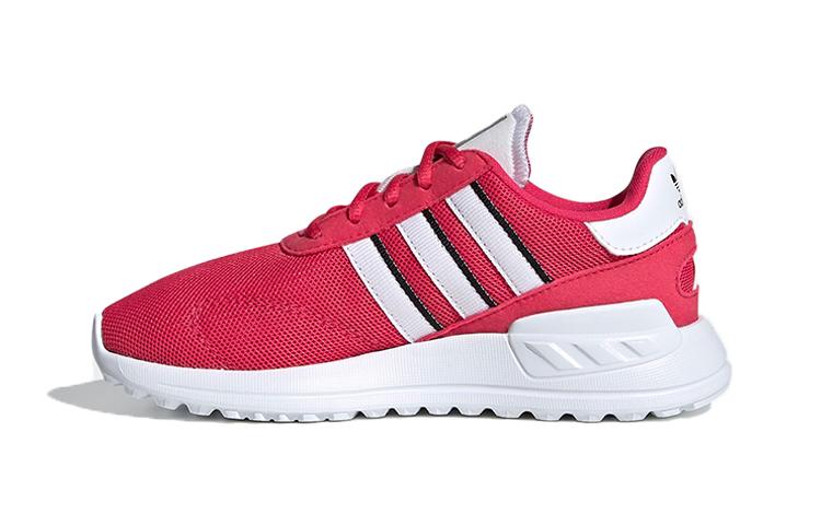 

Adidas Originals La Trainer Lite Comfortable Round Toe Abrasion Resistant Breathable Low top Kids Lifestyle Shoes Red FW0584 33.5
