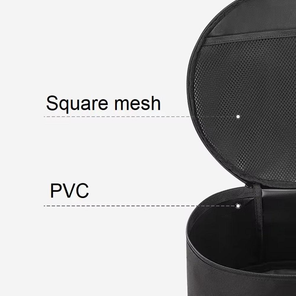 Portable Storage Bag Circular Fan Handbag Large Capacity Waterproof Portable Travel Telescopic Fan Organizer With Zipper