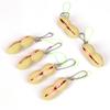Peanut Shaped Squeeze Stress Relief Toy Keychain Soft Squishy Sensory Fidget Toy for Stress Anxiety and Relaxation Key Ring Attachment