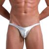 Perizoma da uomo in similpelle, perizoma, intimo tinta unita, slip bikini a vita bassa, jockstrap, intimo da uomo, costumi da bagno sexy da spiaggia