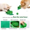 Pea Shape Dog Snuffle Plush Toy Squeaky Food Hiding Slow Feeding Teeth Grinding Relieve Boredom Energy Consuming Interactive Pet Play Toy for Dogs