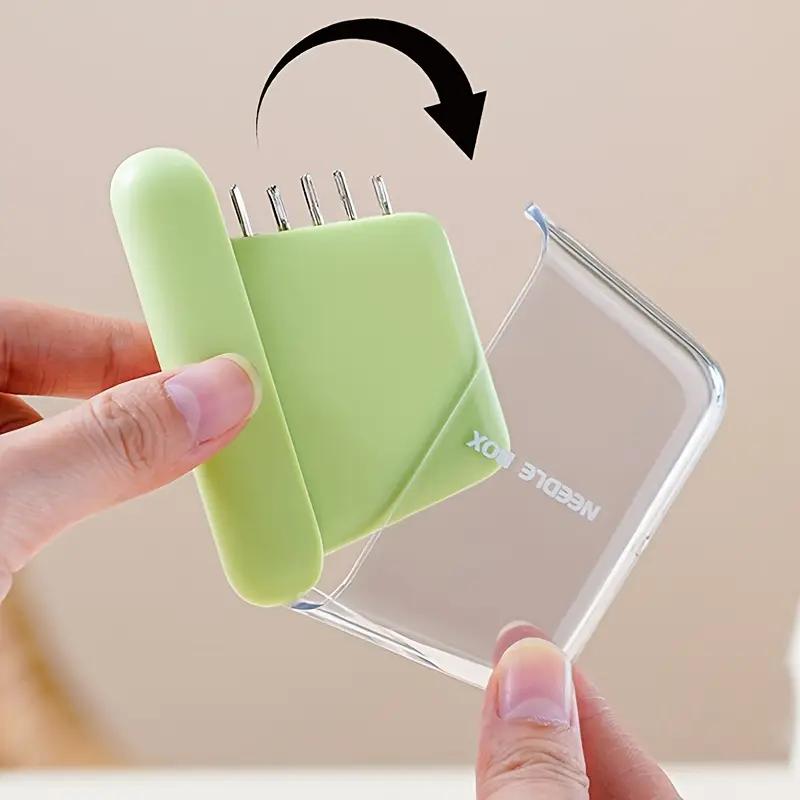 New Household Magnetic Sewing Box Light Luxury Cream Style High-end Family Sewing Artifact Organization Sewing Kit Magnetic Sewing Box Tool