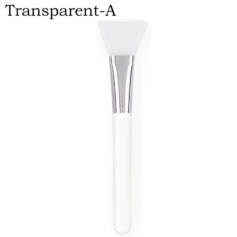 

4/1pcs Silicone Face Mask Applicators Soft Head Flexible Face Mask Brushes for Mud Clay Reusable Face Mask Spatula Makeup Tools A-Transparent