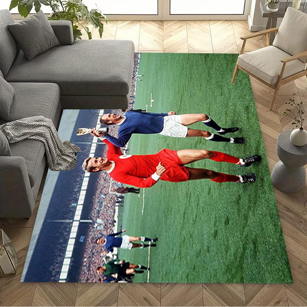 Football Legends Celebration Floor Rug Office Rug Perfect for Dining Room Outdoor Kitchen Hallway Anti-slip Rug Decorate Offices Wedding Party Gift