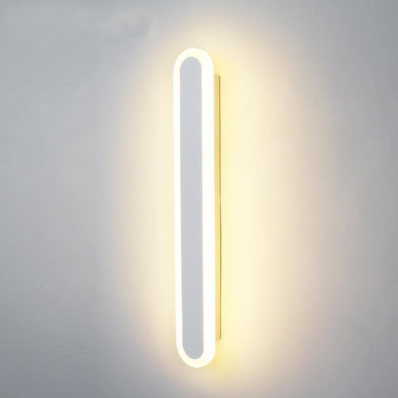 Modern Minimalist Nordic Led Wall Light Bedside Bedroom Living Room Background Corridor Stair Porch Lamp
