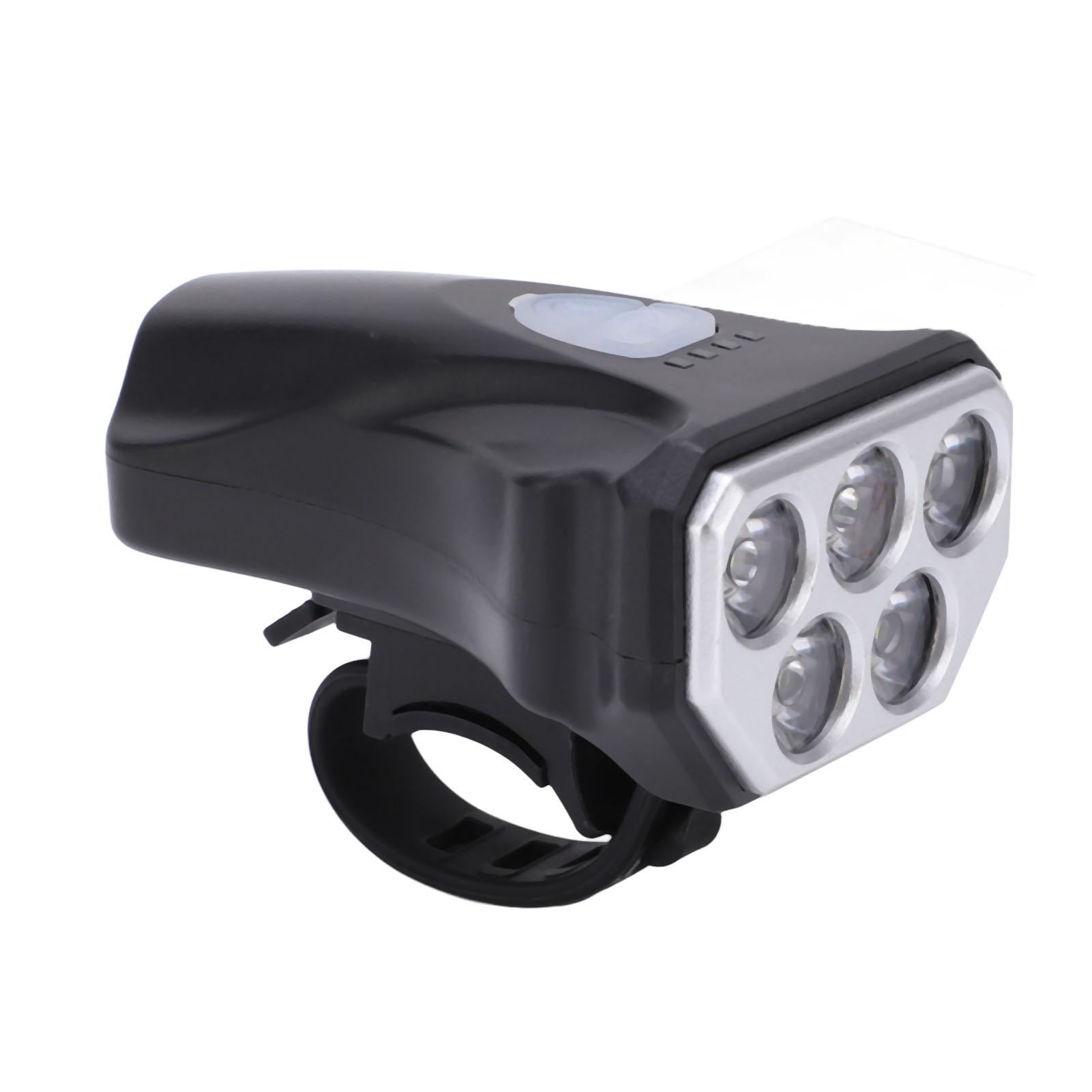 

IPX6 Waterproof Bike Headlight with Mounting Base Shockproof 1200mAh Rechargeable Bicycle Headlamp for Cycling