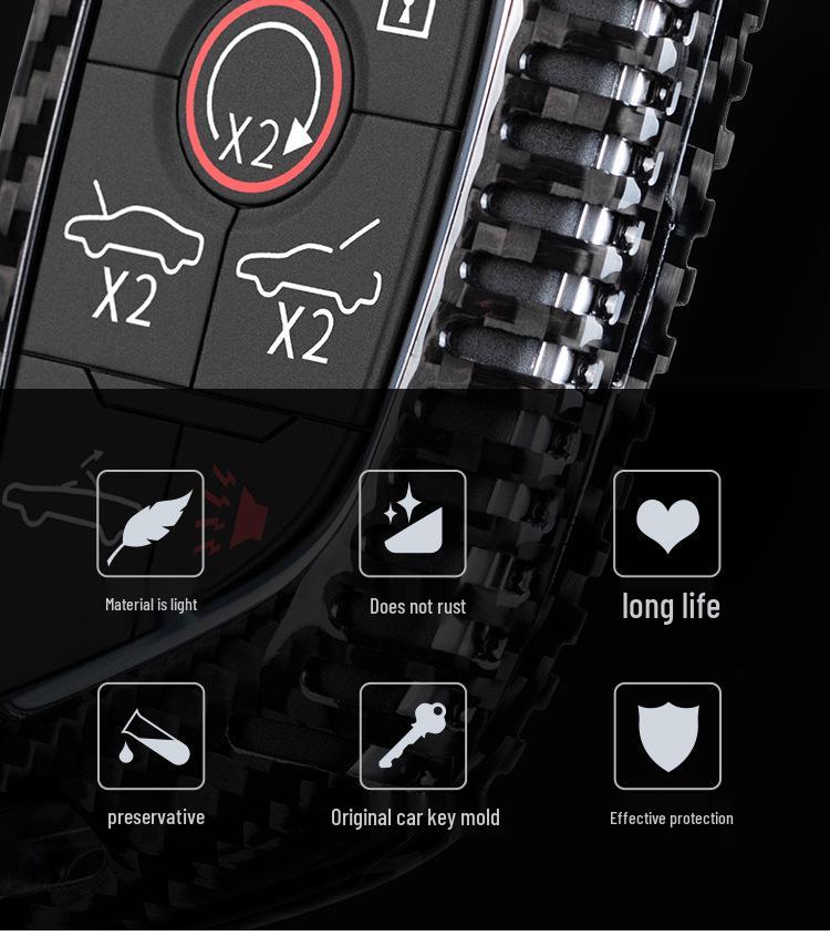 Real Carbon Fiber Corvette C8/C7 Key Case Protective Shell by T-carbon