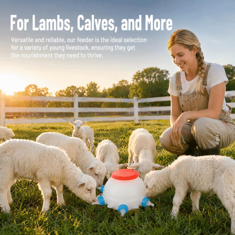 13 Pcs Set 2.6 Quart Lamb Milk Bottle Thickened Piglet Feeder Bottle  Young Livestock