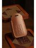Top Layer Cowhide Key Bag for Toyota Zhixuan X/Yaris/Vios Genuine Leather Key Cover
