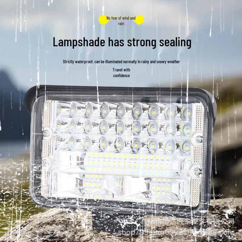 

Super Bright LED High & Low Beam Car Headlights - Waterproof, Anti-Astigmatism, Universal Fit for Fog & Standard Use 3-inch Square Wide View