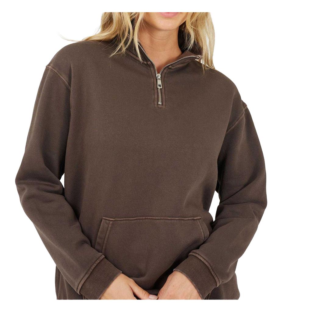 BRAVE SOUL Womens/Ladies Funnel Neck Sweatshirt