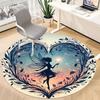 1pc Fairy Fantasy Office Round Area Rug,  Mat Suitable ForOffice, Under Office Chairs Bedroom Living Room Home Decor, Room Deco