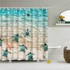 Fabric Shower Curtain Cute Cartoon Hippo Animals Dogs Cats Deer Bath Curtain Waterproof Polyester Bathroom Curtain With Hooks