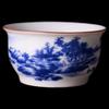 ZISIZ Blue and White Porcelain Kung Fu Teacup Set
