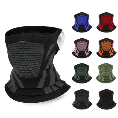Autumn Winter Cycling Mask Outdoor Windproof Neck Warmer Elastic Breathable Mask Scarf Cycling Skiing Tube Scarf Hiking Masks