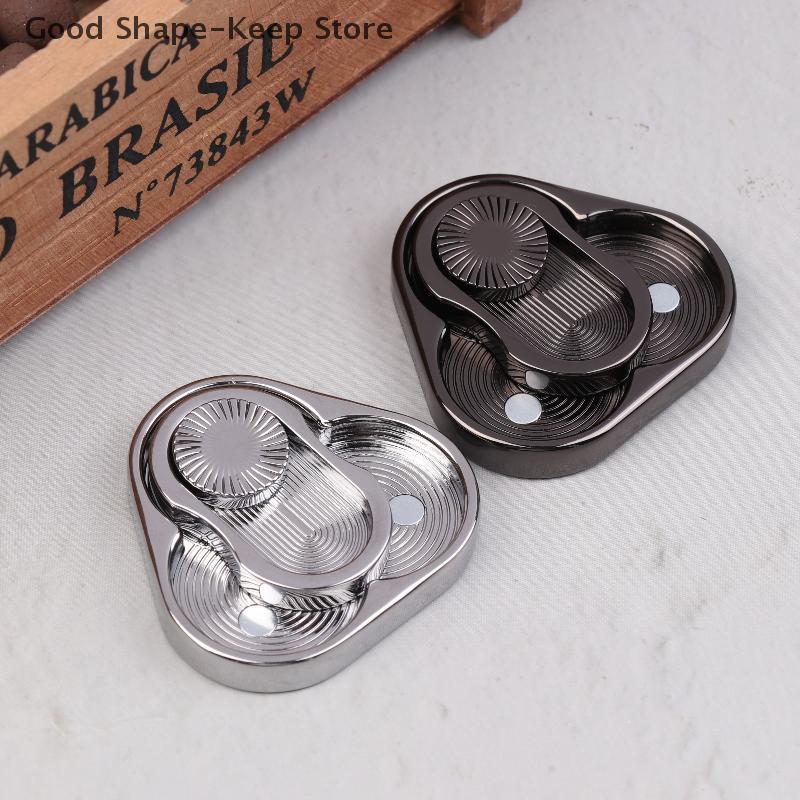 Stress-Relief Magnetic Fidget Slider Toy, EDC Metal ADHD Hand Spinner for Adult Anxiety Relief