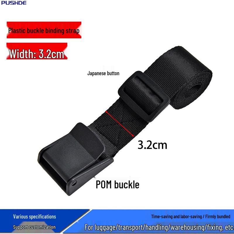 Polyester Strap with D-ring Buckle for Cargo Securing and Pallet Tensioning
