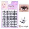 Natürliche Wimpernbüschel DIY Manga Wimpern Transparent Terrier Stränge Wimpern Weiche Falsche Wimpern Wimpern Tägliches Make-Up