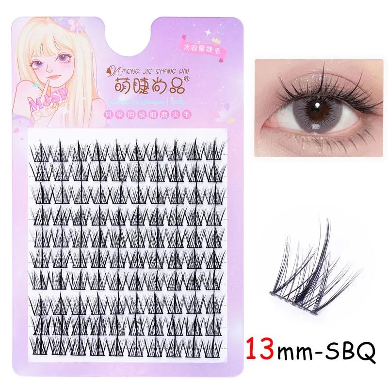Natürliche Wimpernbüschel DIY Manga Wimpern Transparent Terrier Stränge Wimpern Weiche Falsche Wimpern Wimpern Tägliches Make-Up