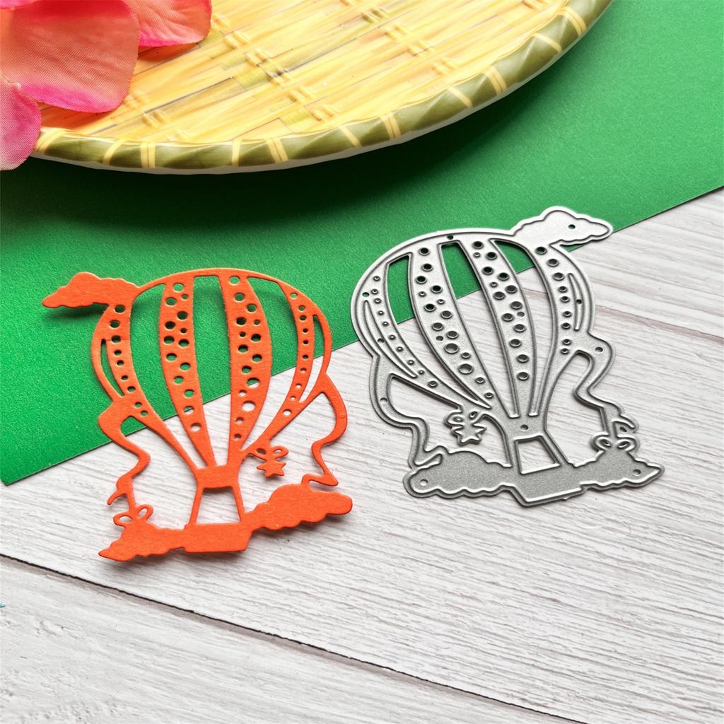 Metal Die Cuts Hot Air Balloon Embossing Stencil Cutting Dies for Card Making Scrapbooking Paper Craft DIY Template Mold