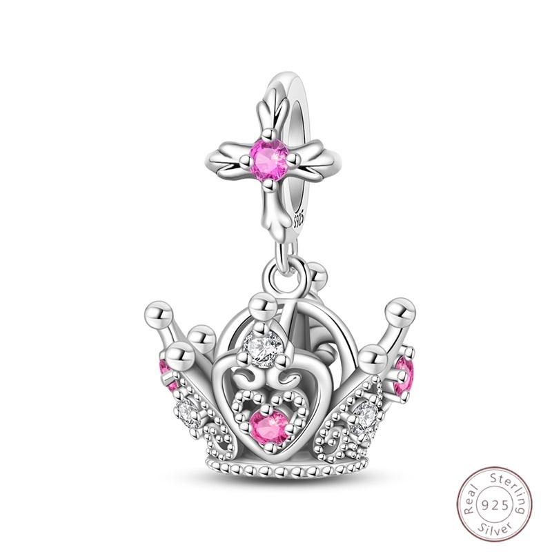 Copper Purple Classic Retro Heart Lotus Angel Shape Pattern Charms Beads Fit 3Mm Original Bracelet Diy Jewelry Gift