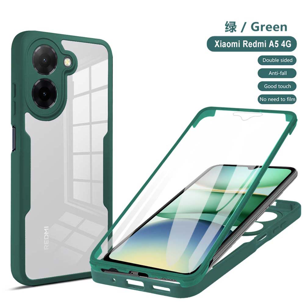 360 Full Body Screen Protector Transparent Case For Redmi A5 4G Global 171mm Size Shockproof Phone Cover