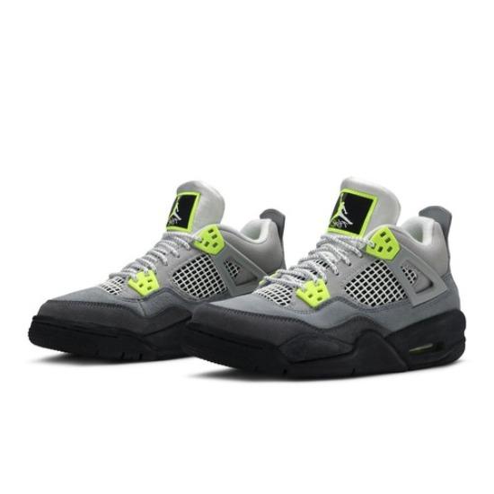 

Air Jordan 4 Retro SE GS Neon 95 AJ4 CT5343-007 EU 36 холодний сірий колір/сірий