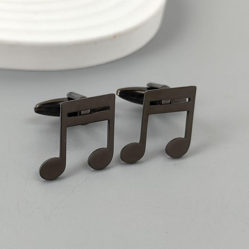 Music Symbols Brooches Cufflinks Creative Design Sense High-end Light Luxury Suit Coat Accessories