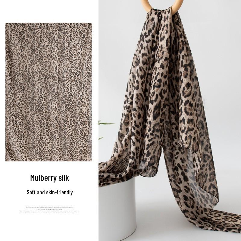 Women s Retro Artistic Mulberry Silk Wool Blend Scarf - Long, High-End Style Shawl 176x110 cm