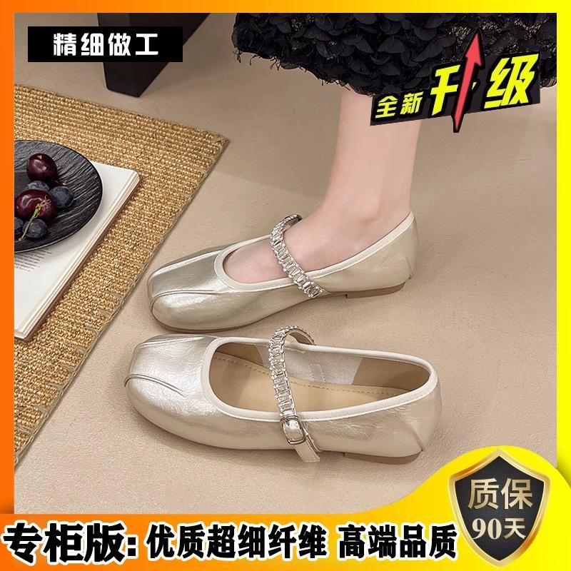 French Fairy Style Small Single Shoes Female 2025 Summer New Comfortable Versatile Round Head Light One Pedal Mary Jane Shoes