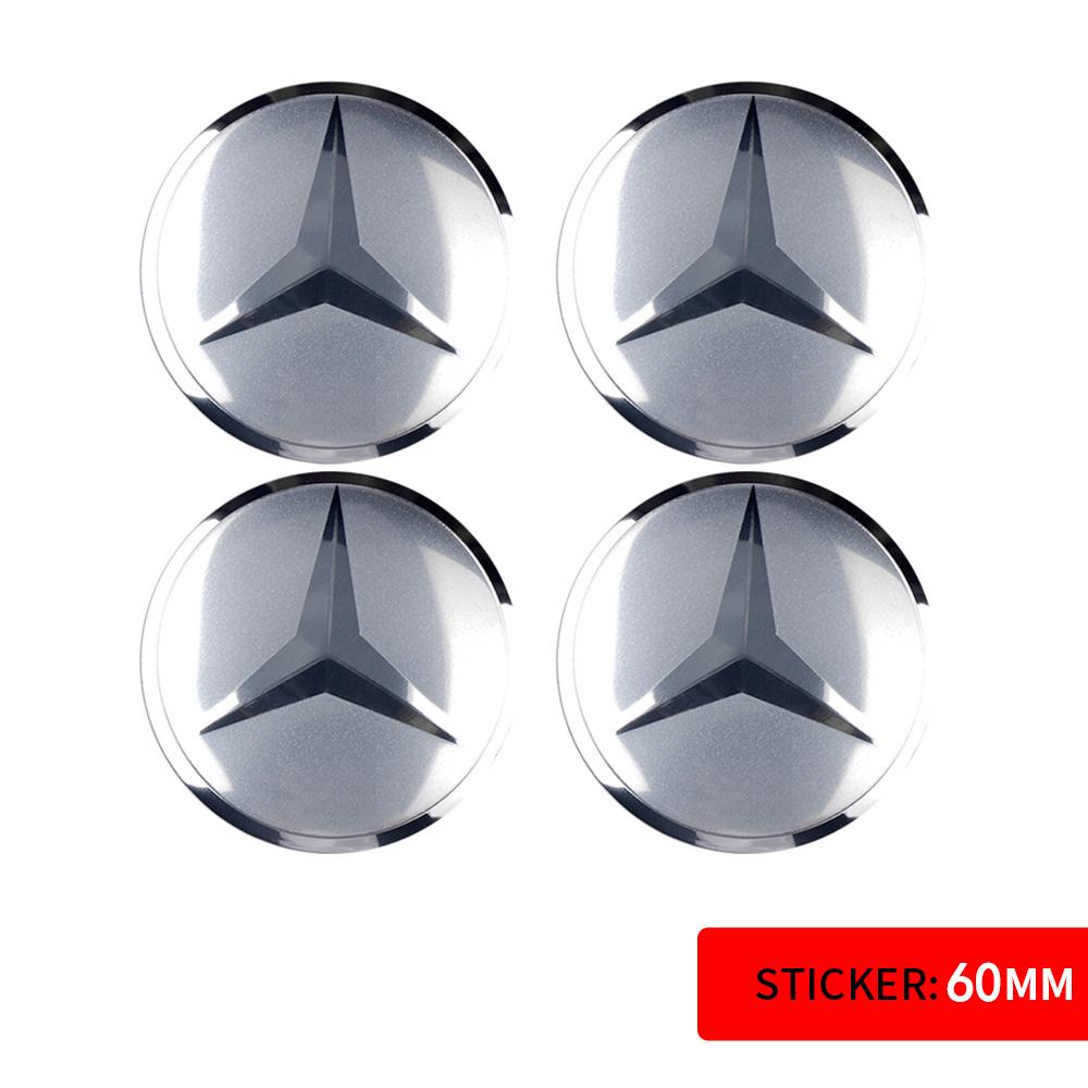 56/60/65MM Car Sticker Wheel Center Covers Hub Cap Emblem Decoration Decal for Mercedes Benz AMG W212 W204 W211 W124 A B S Class