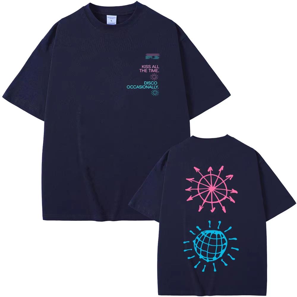 2026 Hot Sale New Album Kiss All The Time Disco Occasionally Graphic Tshirt Unisex Women Hip Hop Fashion Street Pop music T Shirts