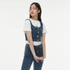 LAP Smoking Diamond Bustier Denim Blouse Aq1Db360