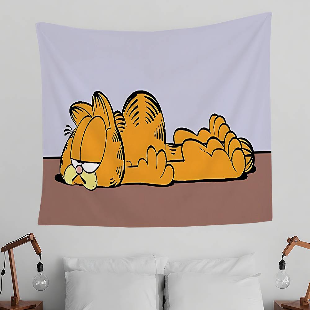 GGarfieldS Animation Tapestry Wall Hanging Tapestry Art Deco Blanket Curtain Hanging At Home Bedroom Living Room Decor