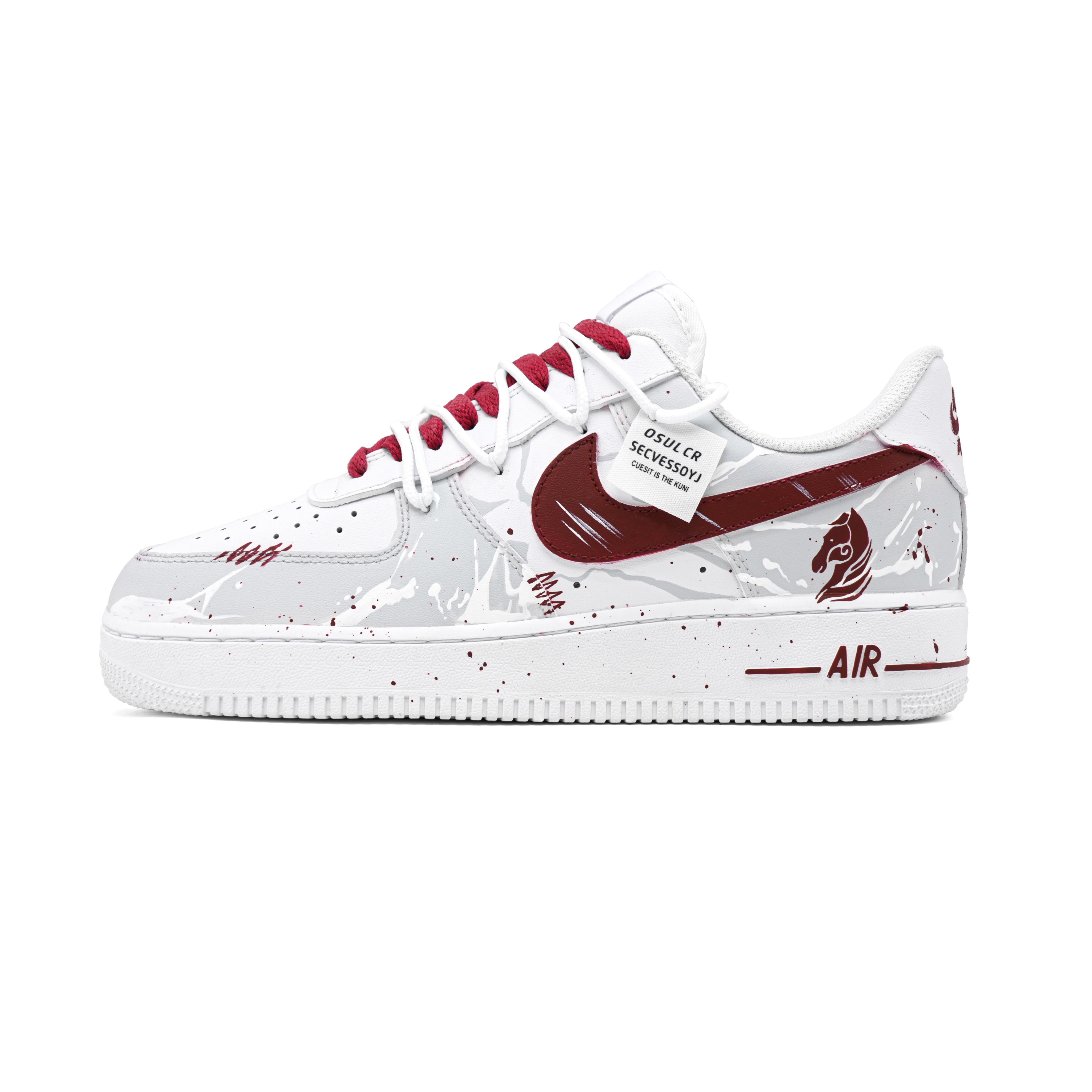 

Nike Air Force 1 Luck On Your Side Cow Leather Abrasion Resistant Abrasion Resistant Low top Skateboard Shoes Unisex CW2288-111(Team997-) 42.5