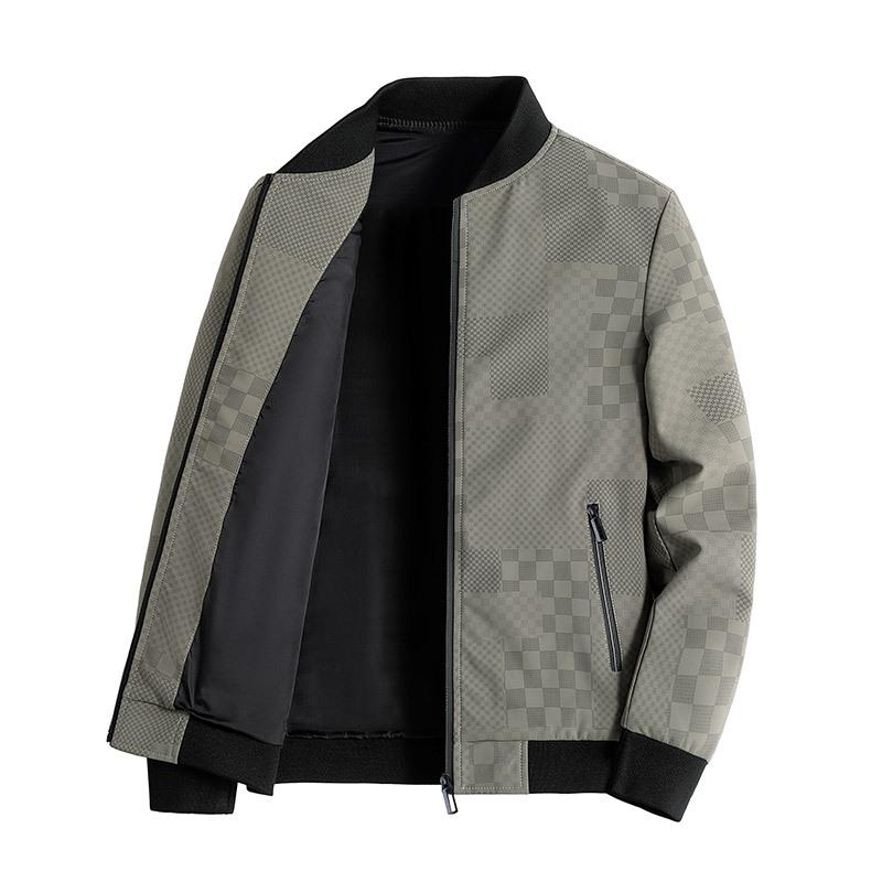 Jacket Men's Spring and Autumn New Style Lapel Business Casual Tops Loose Large Size Fat Jacket for Men