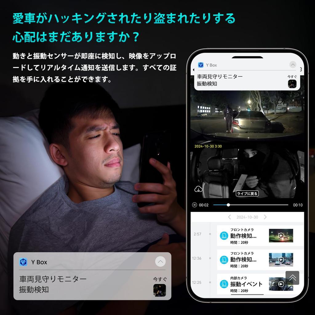 AKEEYO AKY-421 Car Dash Camera, 2 Cameras, Cloud Compatible, Built-in GPS, Live View, Parking