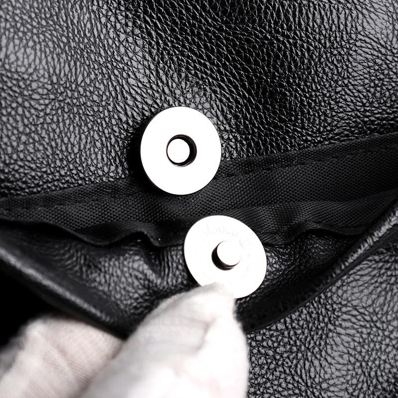 Business PU Backpack Men's Large Capacity Computer Backpack Waterproof Travel Student Schoolbag