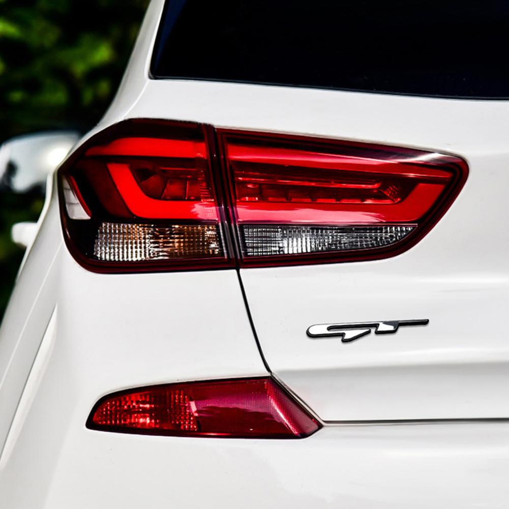 3D Chrome Car Letters GT Line Sticker Emblem Logo For Ceed Picanto K5 Stonic Optima Sportage GT Line Badge Decal Accessories