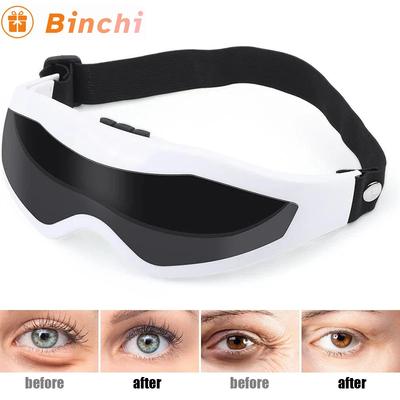 Electric Eye Massager Mask Migraine Eye Care Massage Wireless Vibration Eyes Magnetic Alleviation Fatigue Pouch HealthProtection