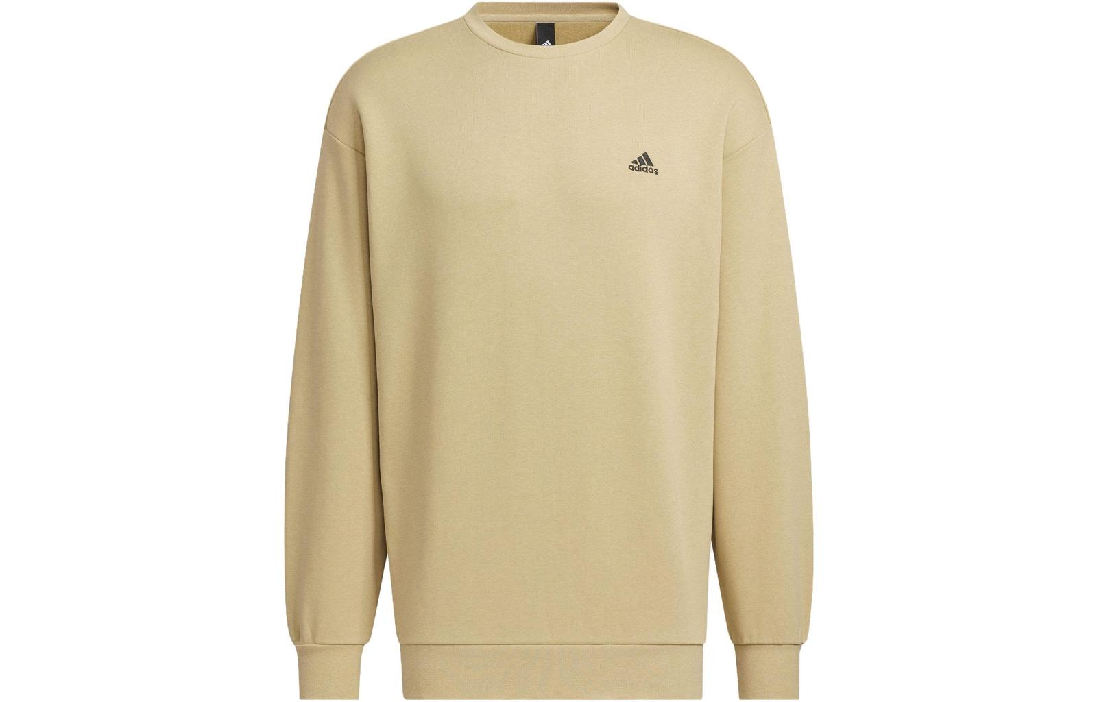 adidas Sport Performance Solid Logo Round Neck Long Sleeve Sweatshirt IV7601 XXS