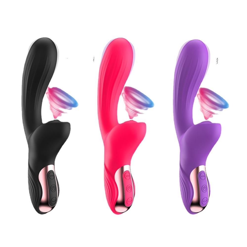 Charging Sucking Vibrator Female G-Spot Masturbation Massage AV Vibrator Adult Products