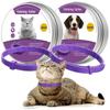 Pet Deworming Collar Natural Rubber Dog Collars Adjustable Cat Collars Waterproof Pet Neck Ring For Dogs And Cats To Repel Pest